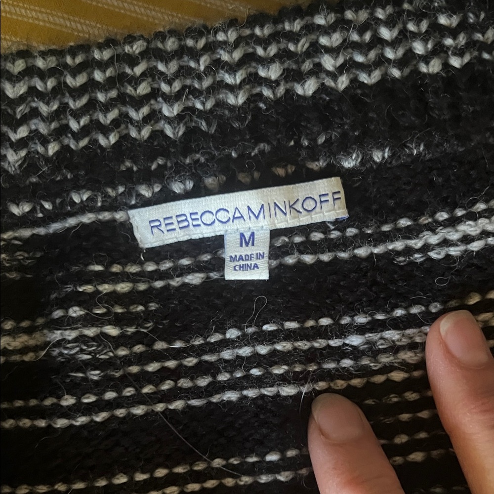 Rebecca Minkoff Black and White Knit Accessory - Picture 2 of 3